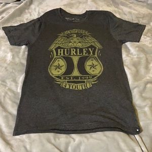 Men’s Grey Graphic T Shirt - Hurley | Small